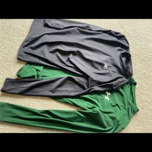 Under Armour Adult Medium heat gear and starter (looks same size)